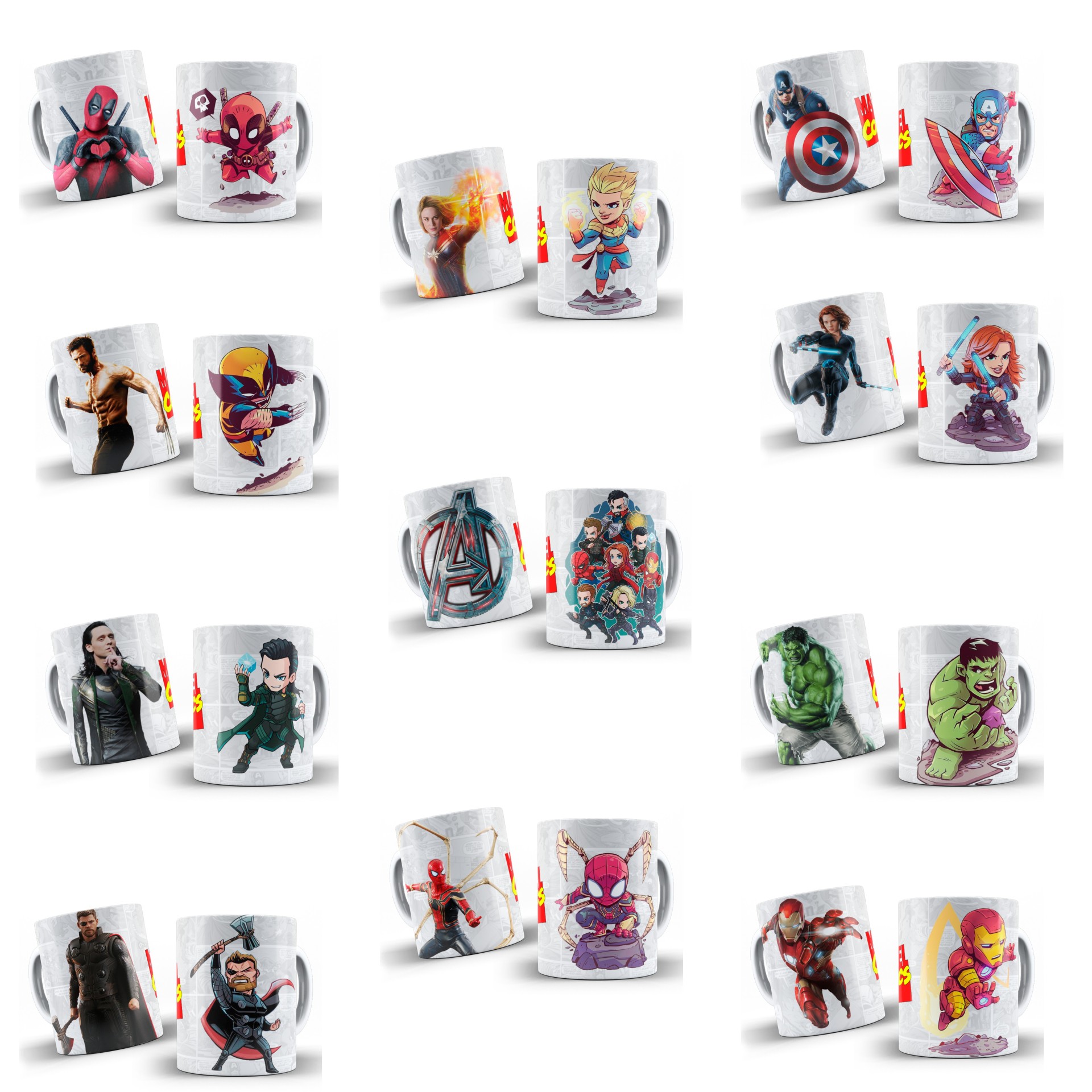 Tazas Marvel